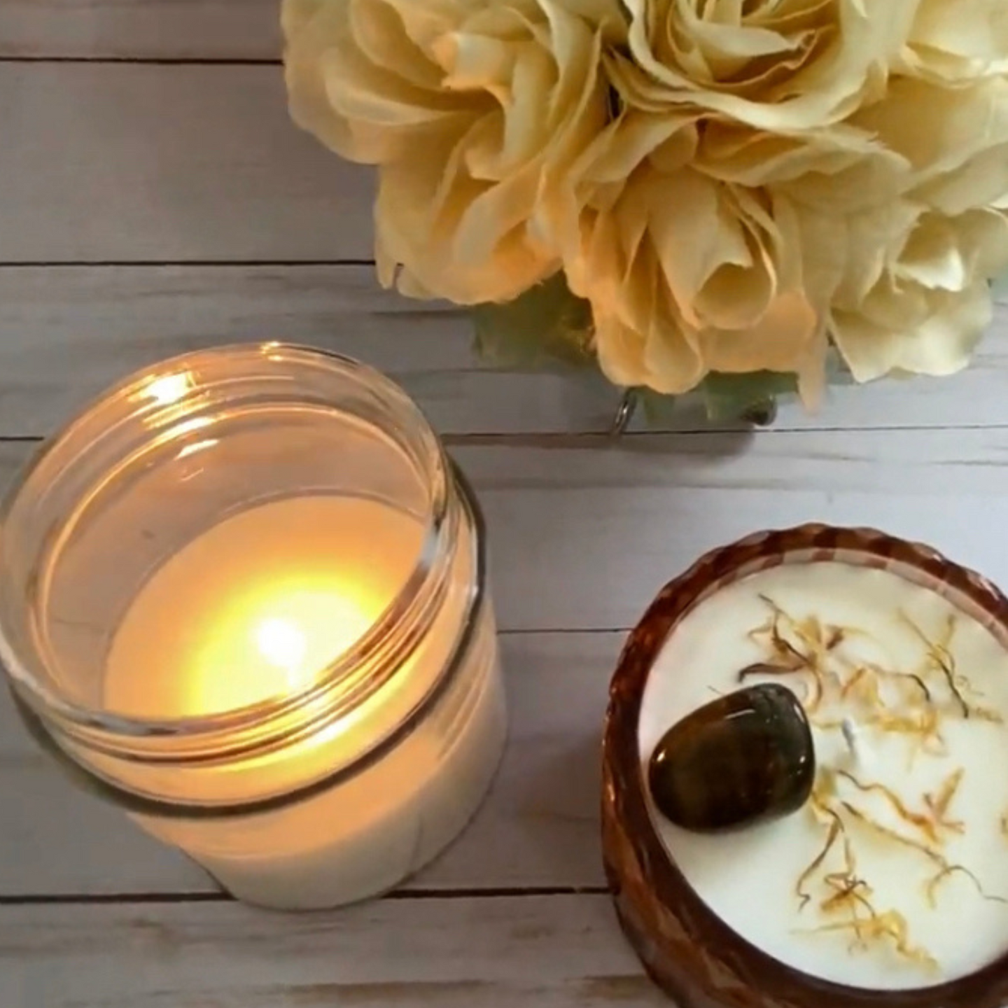 Candle | Amber and Driftwood - Soy Wax Candle