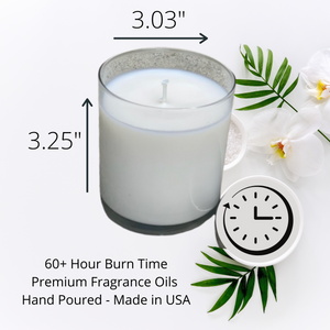 White Sage and Lavender - Soy Wax Candle - Therapeutic Bath Salt